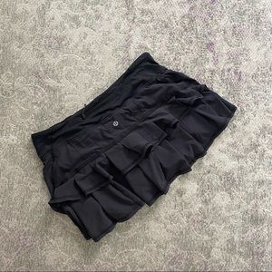 Lululemon black skirt shorts
